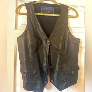Leather vest